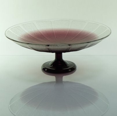 Art Deco French Frosted Glass Plate By Charles Schneider 1927 For Sale At Pamono