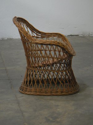 Wicker Children s Chair 1960s for sale at Pamono