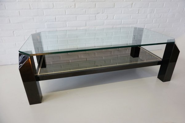 Black Gold Plated Sculptural Coffee Table From Belgo Chrom Dewulf Selection 1970s For At Pamono - Heywood Retro Round Coffee Table Black Gold Plated Sculptural Coffee Table From Belgo Chrom Dewulf Selection 1970s For At Pamono - Heywood Retro Round Coffee Table