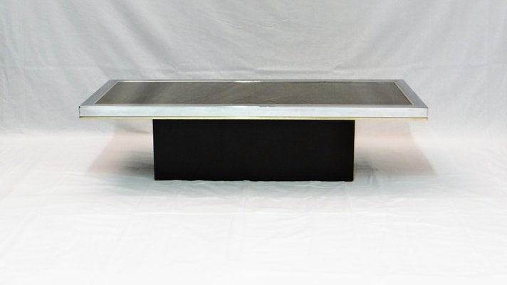 Vintage Mirrored Coffee Table By Roger Vanhevel 1970s Vintage Mirrored Coffee Table By Roger Vanhevel 1970s