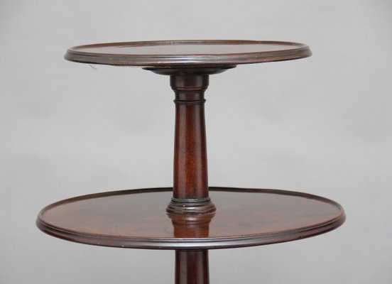 Antique Mahogany Three Tier Table 1770s