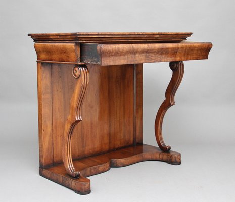 19th Century Continental Walnut Console Table For Sale At Pamono
