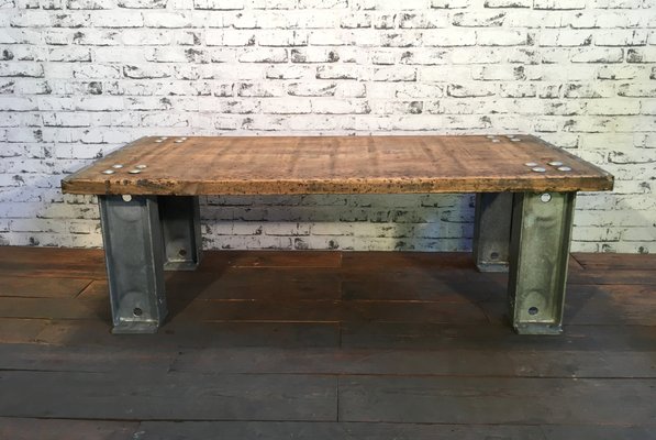 Industrial Coffee Table 1950s For Sale At Pamono