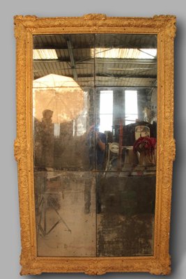 Antique Golden Wood Mirror For Sale At Pamono