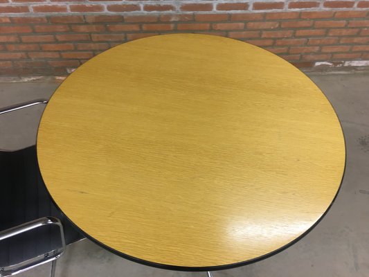 Vintage Circular Dining Table By Charles Ray Eames For Vitra