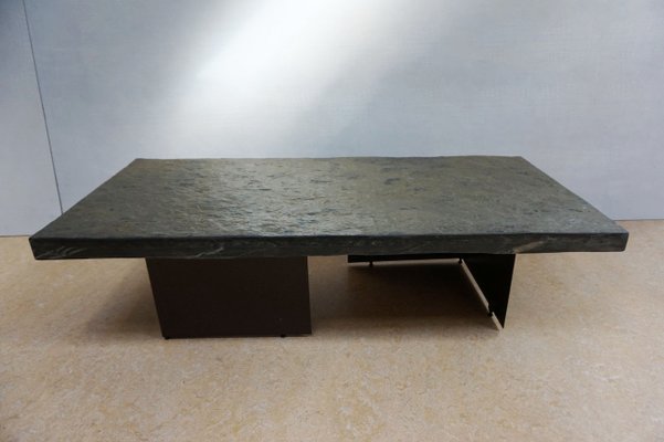 Mid Century Modern Brutalist Shale Rock Coffee Table For Sale At Pamono