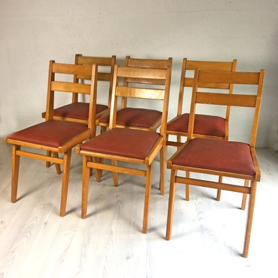 Vintage Chairs 1960s Set Of 6 For Sale At Pamono