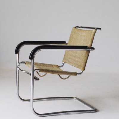 Vintage B34 Cantilever Chair By Marcel Breuer For Thonet For Sale