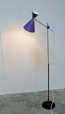 Mid Century Purple Diabolo Floor Lamp For Sale At Pamono