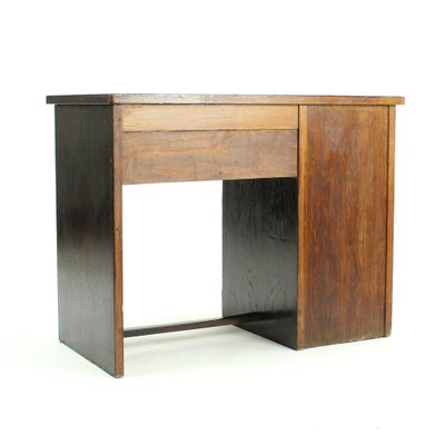 Schreibtisch Aus Eiche Mit Rollschrank 1930er Bei Pamono Kaufen