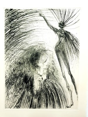 Old Faust Etching By Salvador Dali 1969 For Sale At Pamono