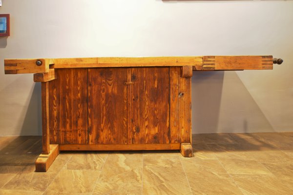 Vintage Workbench With Cabinet For Sale At Pamono