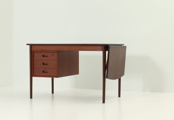 Drop Leaf Desk By Erik Buch For Oddense Maskinsnedkeri As 1960s Drop Leaf Desk By Erik Buch For Oddense Maskinsnedkeri As 1960s 1