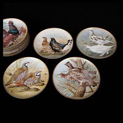 Game Birds of the World Decorative Plates by Basil Ede for