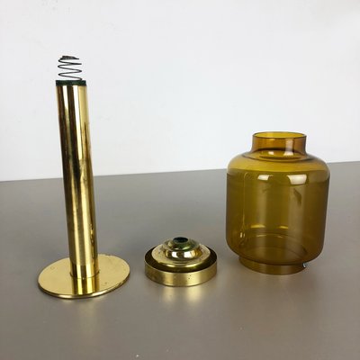 Swedish Brass & Glass Claudia Candleholder by Hans-Agne Jakobson