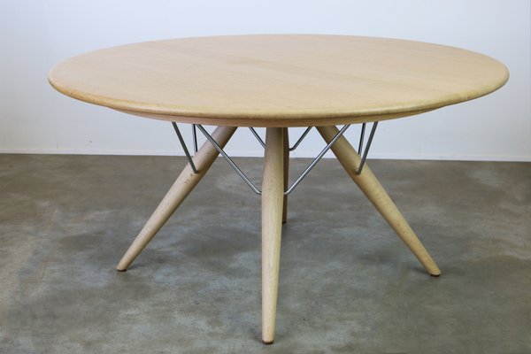 PP75 Dining Table & 4 PP205 Chairs by Hans J. Wegner for PP Møbler, 1980s PP75 Dining Table & 4 PP205 Chairs by Hans J. Wegner for PP Møbler, 1980s