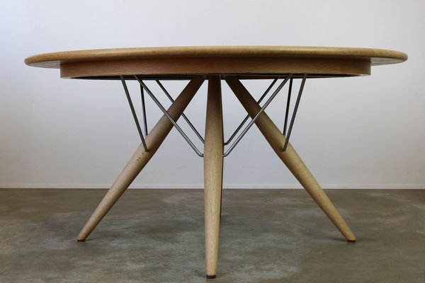 PP75 Dining Table & 4 PP205 Chairs by Hans J. Wegner for PP Møbler, 1980s PP75 Dining Table & 4 PP205 Chairs by Hans J. Wegner for PP Møbler, 1980s