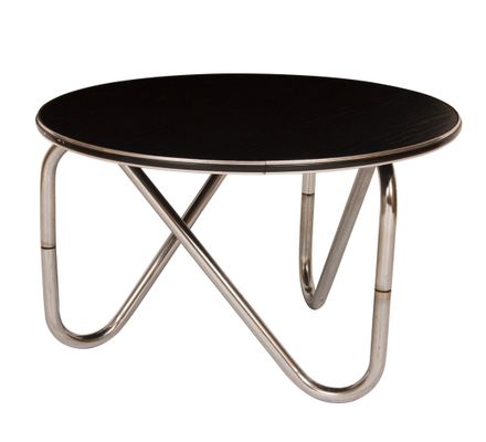 Black Ash And Chrome Coffee Table 1960s Black Ash And Chrome Coffee Table 1960s