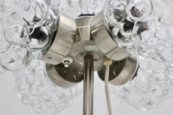 bubble glass floor lamp