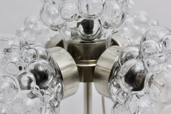 bubble glass floor lamp