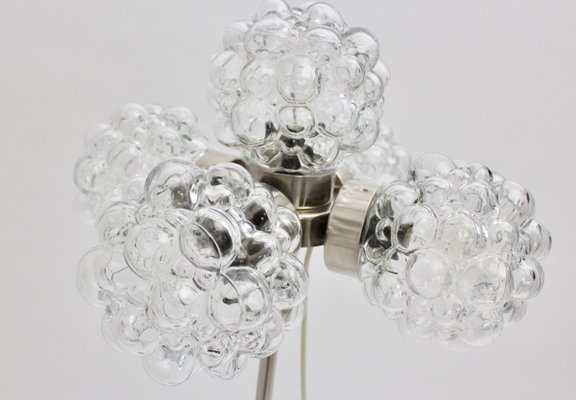 bubble glass floor lamp