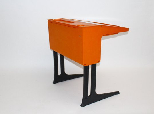 German Orange Desk By Luigi Colani For Flototto 1970s For Sale At