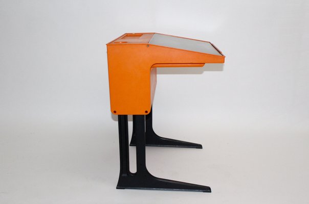 German Orange Desk By Luigi Colani For Flototto 1970s For Sale At