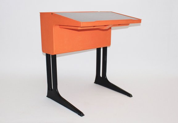 German Orange Desk By Luigi Colani For Flototto 1970s For Sale At