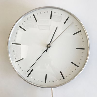 Par Horloge Gefa1950s De Century Murale Pour Mairie Mid Jacobsen Arne clFKJ1