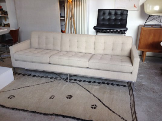 Vintage 3 Seater Sofa By Florence Knoll For Inc At Vintage 3 Seater Sofa By Florence Knoll For Inc 1