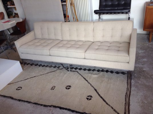 Vintage 3 Seater Sofa By Florence Knoll For Inc At Vintage 3 Seater Sofa By Florence Knoll For Inc 2