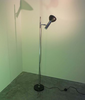 Mid Century Black Floor Lamp With 1 Spotlight From Cosack For Mid Century Black Floor Lamp With 1 Spotlight From Cosack