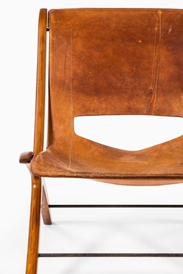Easy Chair by Peter Hvidt & Orla Mølgaard Nielsen for Fritz Hansen, 1950s Easy Chair by Peter Hvidt & Orla Mølgaard Nielsen for Fritz Hansen, 1950s