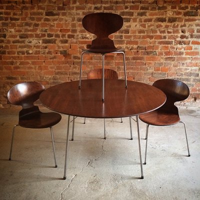 Jacobsen Arne 4 Pour Et Chaises Hansen1950s Table Par Fritz RjSAL35qc4
