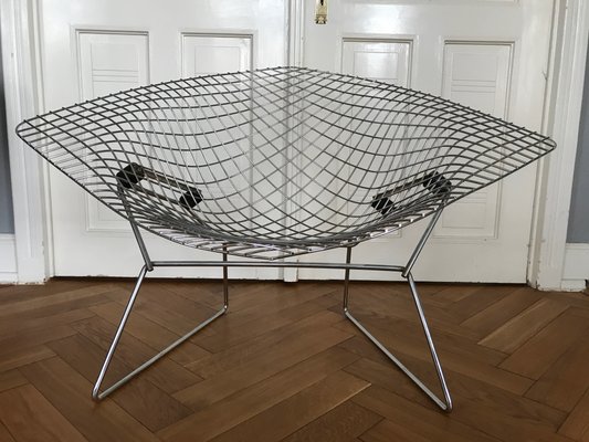 Fauteuil Modèle 422 Diamond Vintage Par Harry Bertoia Pour Knoll En