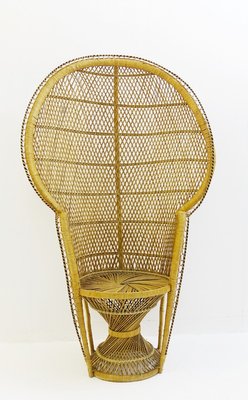 Vintage Rattan Peacock Chair For Sale At Pamono