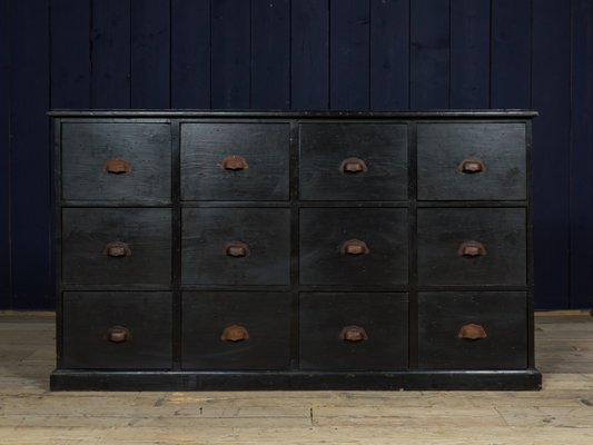 Vintage Black Chest Of Drawers For Sale At Pamono