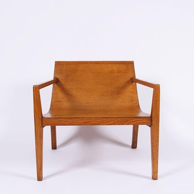 Modernist Oak Armchairs 1950s Set Of 2 For Sale At Pamono