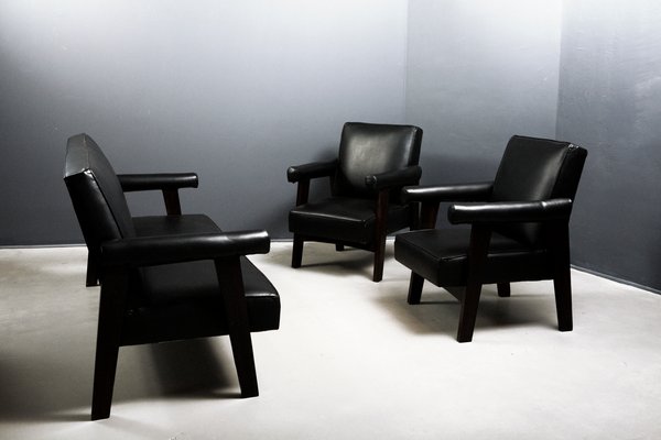 Sofa And 2 Lounge Chairs By Pierre Jeanneret