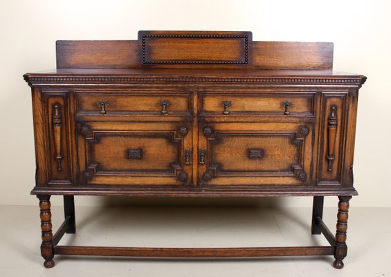 Antique Victorian Carved Oak Sideboard For At Pamono Antique Victorian Carved Oak Sideboard