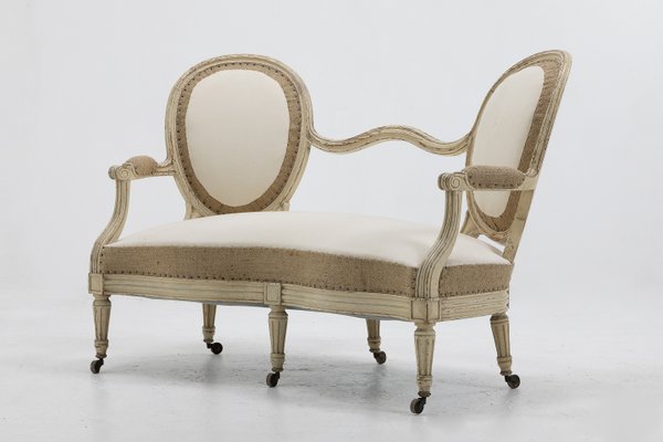 19th Century French Painted Sofas Set Of 2 For At Pamono 19th Century French Painted Sofas Set Of 2 3