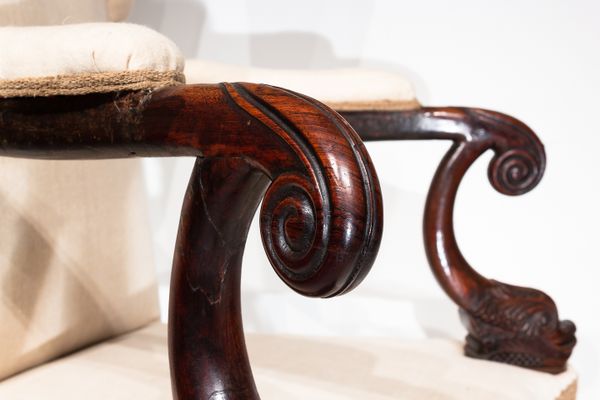 Antique Rosewood Chair For Sale At Pamono Antique Rosewood Chair 4 - Antique Rosewood Chair For Sale At Pamono