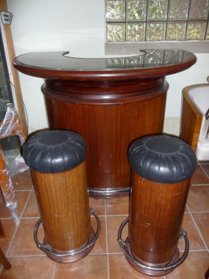 Art Deco Tail Bar With Two Stools For At Pamono Art Deco Tail Bar With Two Stools 1
