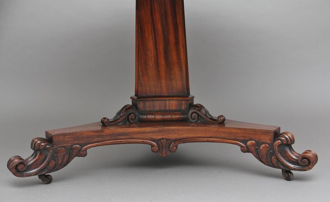 Antique British Zebrawood Center Table For Sale At Pamono