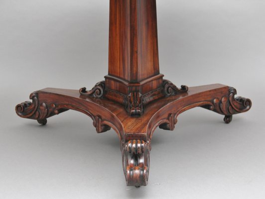 Antique British Zebrawood Center Table For Sale At Pamono