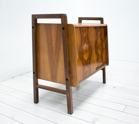 Record Or Drinks Cabinet In Walnut 1950s For Sale At Pamono
