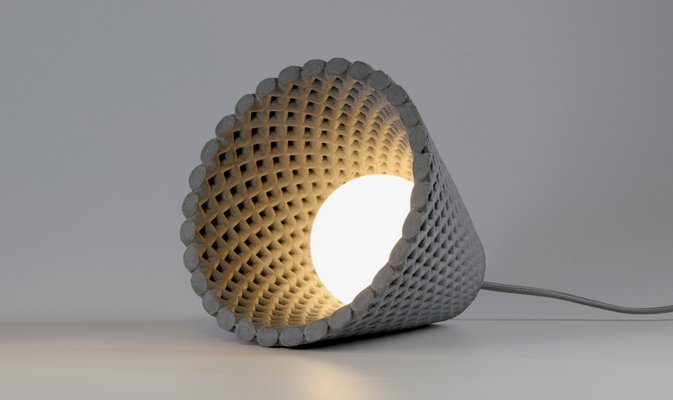 concrete table lamp