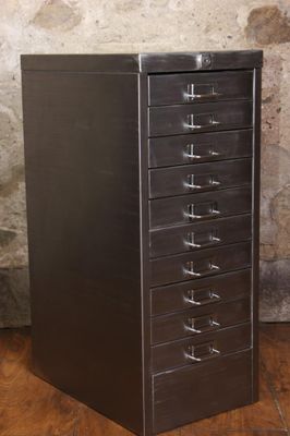 Vintage Stripped Metal Filing Cabinet For At Pamono Vintage Stripped Metal Filing Cabinet 1