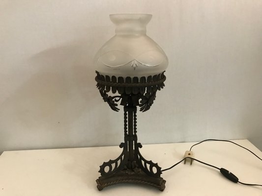 Vintage Wrought Iron Table Lamp For, Wrought Iron Table Lamp