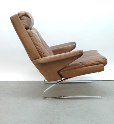 Leather Swing Lounge Chair With, Leather Swing Chair